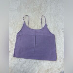 American Eagle Outfitters Lavender Crop tank